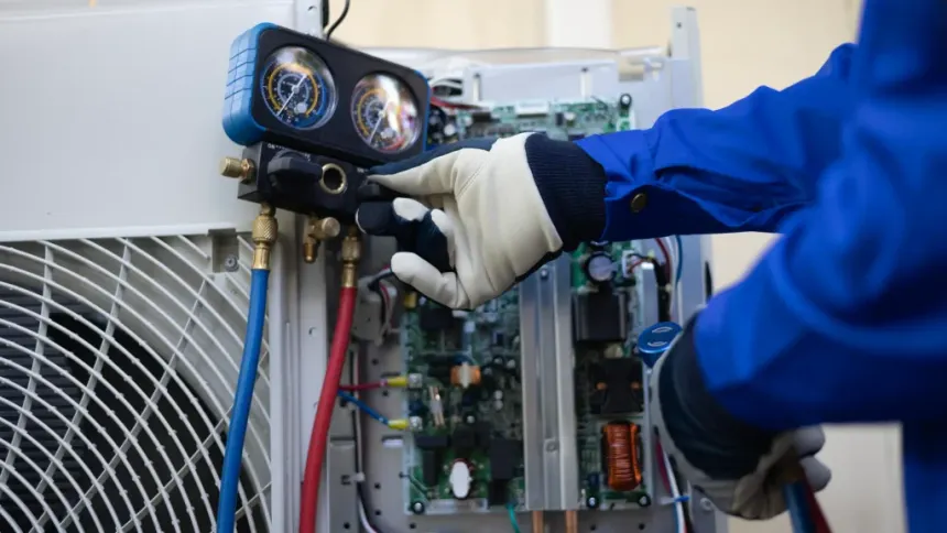 ICE KOOL engineer carrying out specialist repair diagnostics